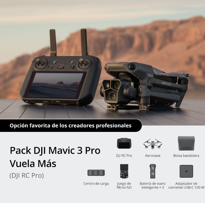 Pack DJI Mavic 3 Pro Cine Premium (DJI RC Pro) Pack DJI Mavic 3 Pro Cine Premium (DJI RC Pro)